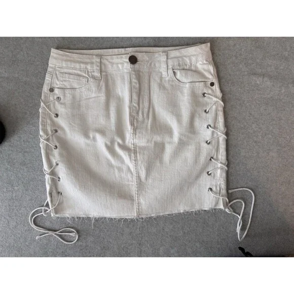 Bundle of 3 Women's Large Jean Mini Skirts Y2K Windsor/Indigo Rein Preppy - Picture 4 of 8